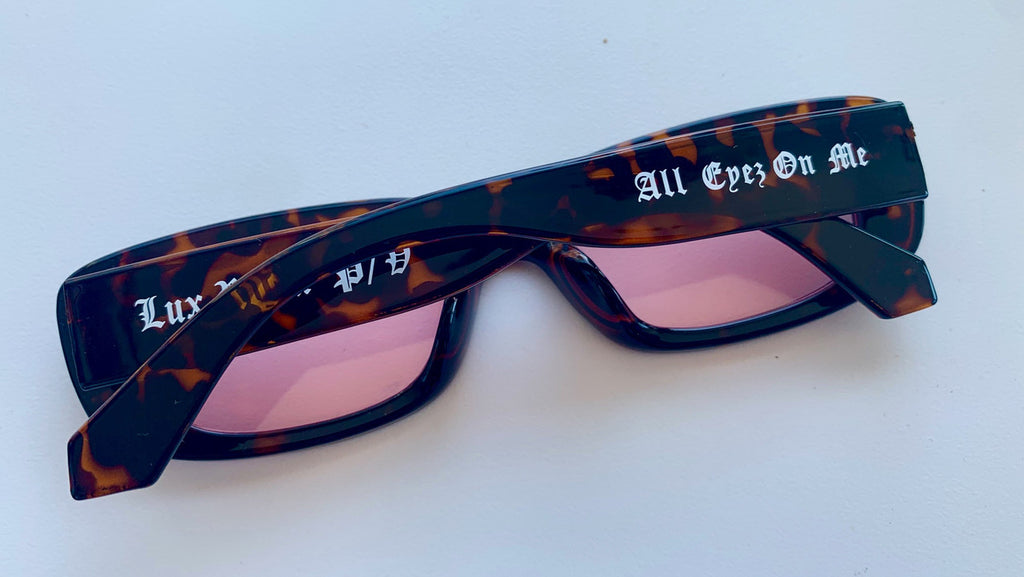 Lux Rosa P/V 'All Eyez On Me' Tortoise Sunglasses