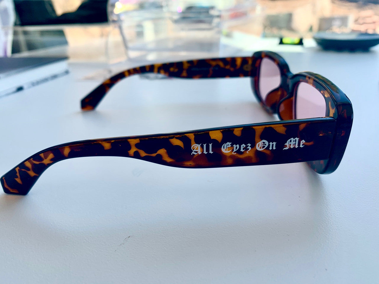 Lux Rosa P/V 'All Eyez On Me' Tortoise Sunglasses