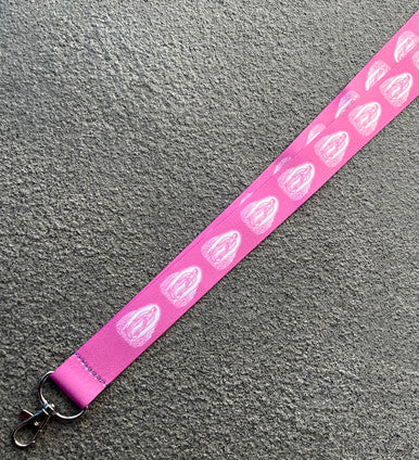 PRAY FOR US Lanyard (PINK)