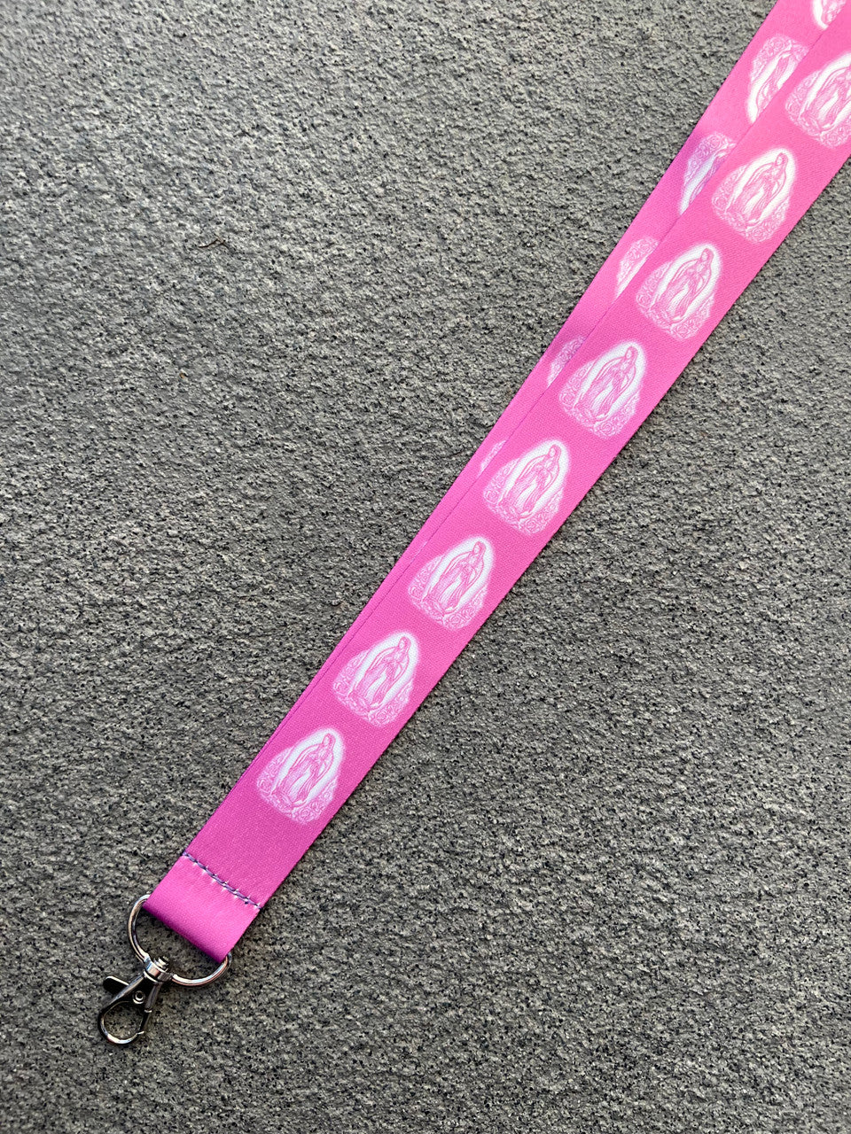 PRAY FOR US Lanyard (PINK)