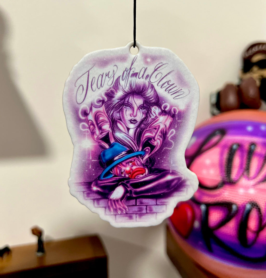 Tears Of A Sad Clown Pen & Ink Air Freshener