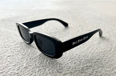 Lux Rosa P/V 'Dry Your Eyes' Locs Black Sunglasses