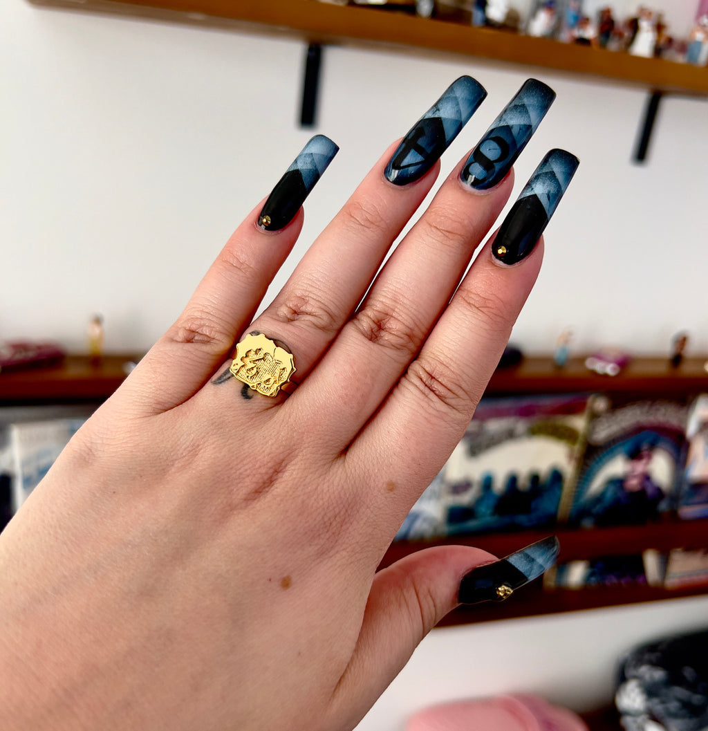 ANGEL BABY' 18K Gold Plated Ring