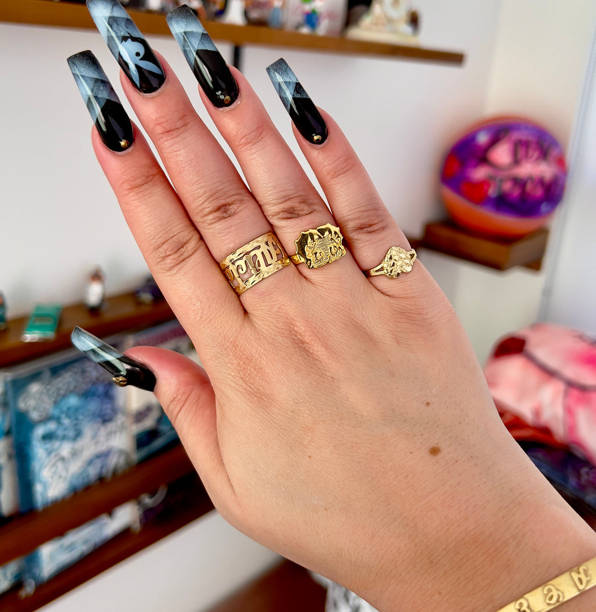 ANGEL BABY' 18K Gold Plated Ring