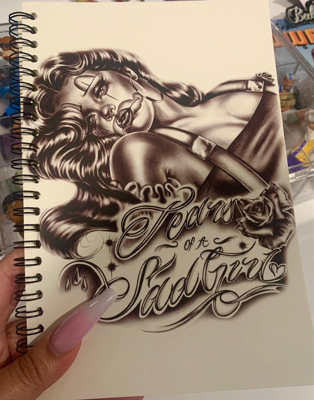 Tears Of A Sad Girl Notebook
