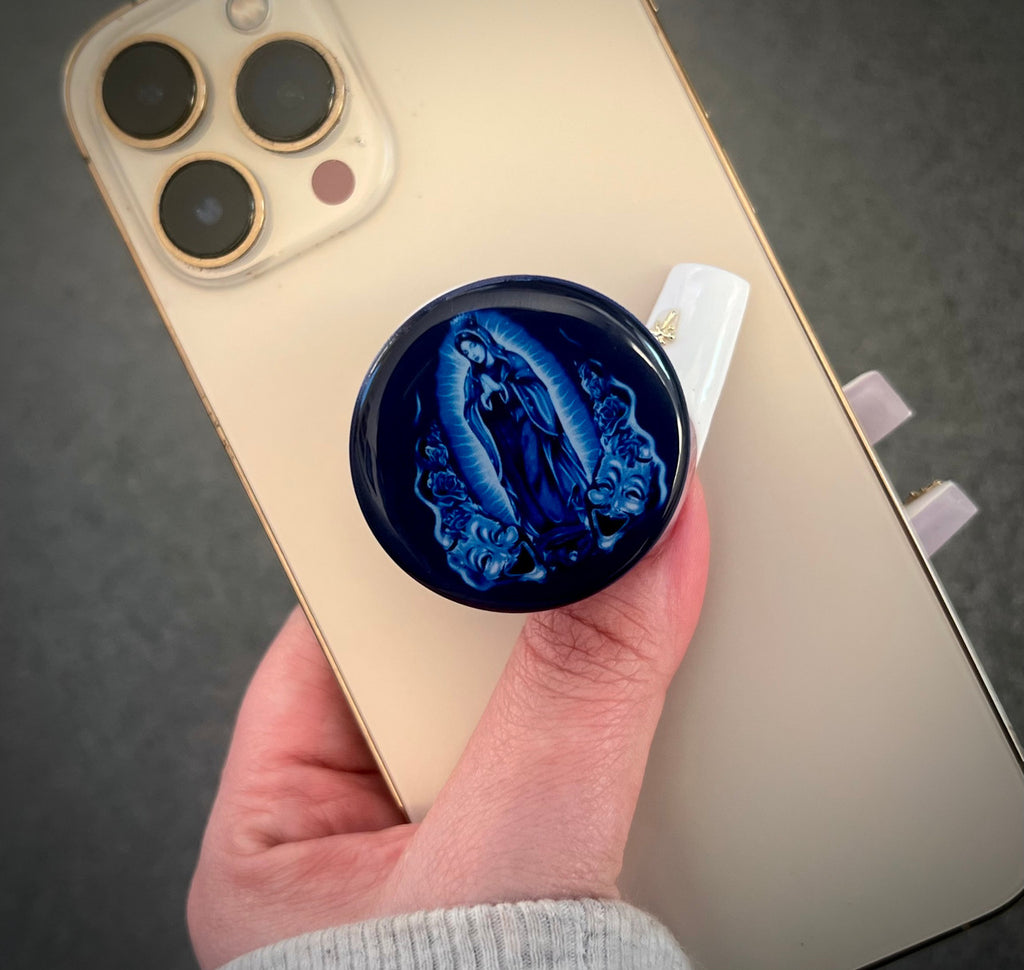 'PRAY 4 US' Pop Grip (Drop Glue Style) BLUES