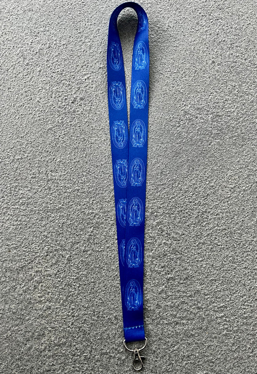Virgencita Lanyard (BLUE/WHITE)