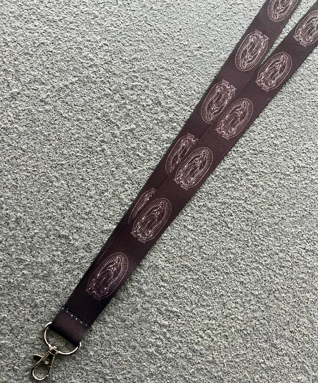 Virgencita Lanyard (BROWN/WHITE)