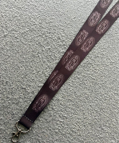 Virgencita Lanyard (BROWN/WHITE)