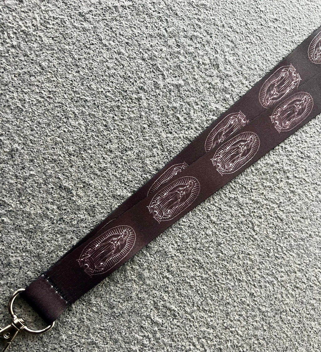 Virgencita Lanyard (BROWN/WHITE)