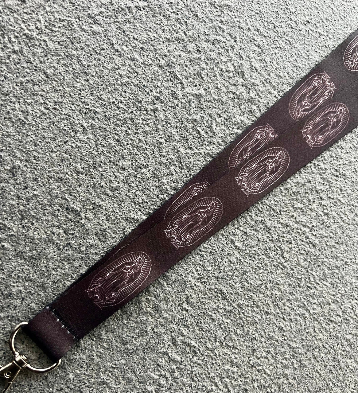 Virgencita Lanyard (BROWN/WHITE)