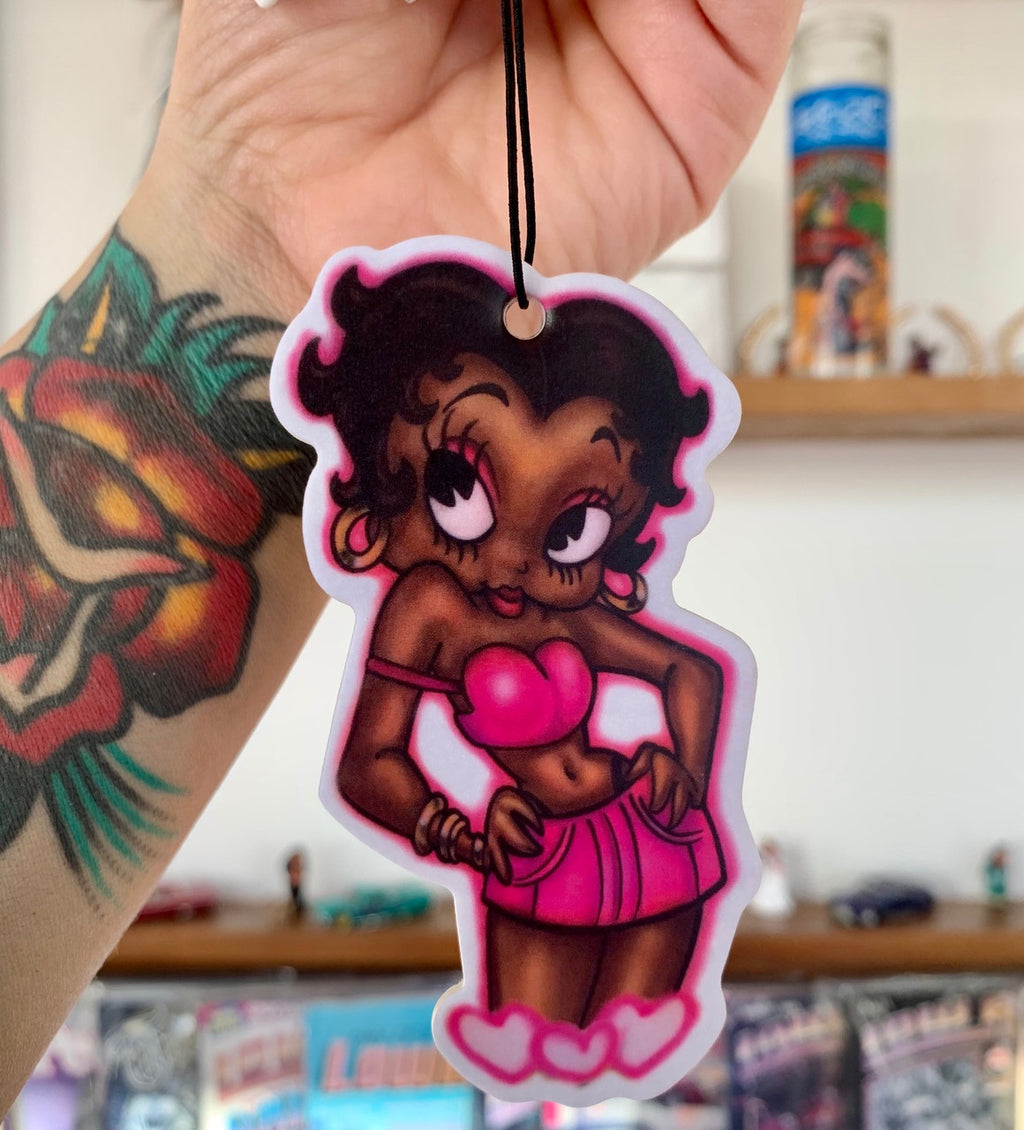 Hoops Dreams Betty Airbrushed Air Freshener