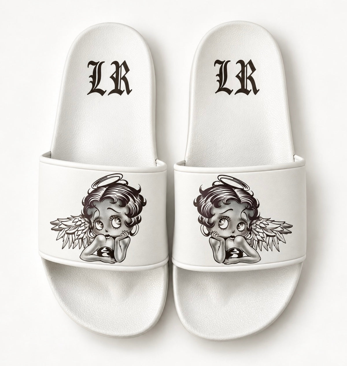 'Heaven Sent' Pen & Ink Slides (White) PRESALE