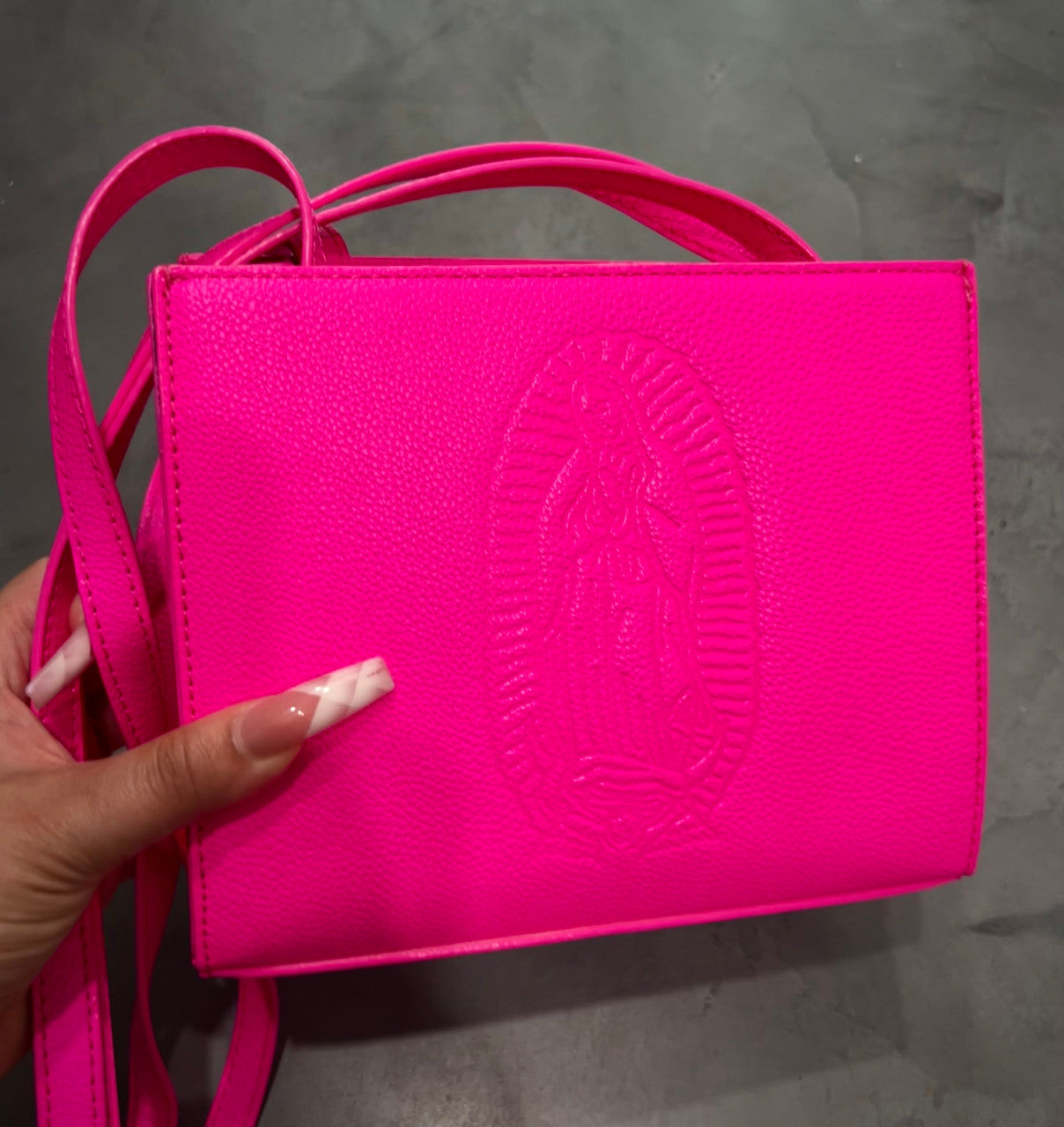 Limited Edition Lux Rosa OUR LADY Shoulder Bag (Small)- BRATZ NEON PINK