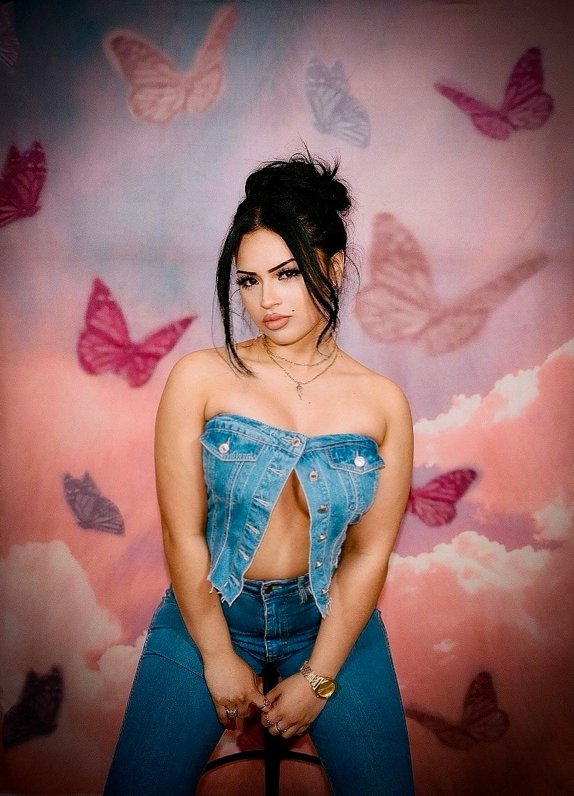 LIMITED EDITION Y2K Early 2000s 'Heavenly Sent' Airbrush Glamour Shot Backdrop (Extra Large)