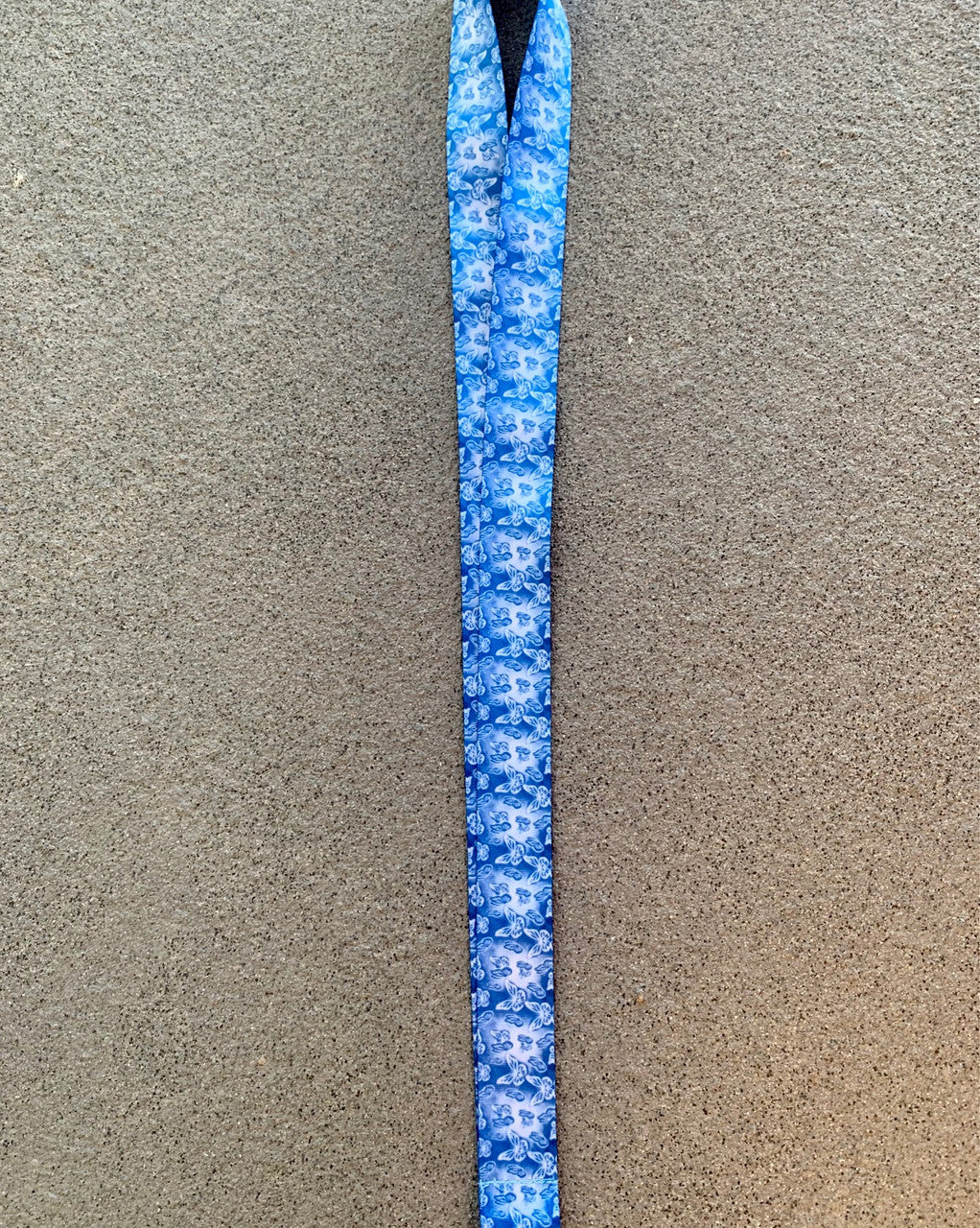 Airbrushed Blue Mariposa Lanyard (Blue)