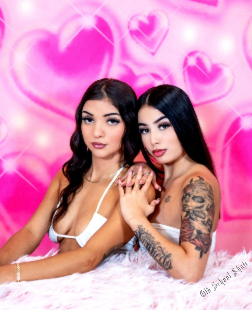 EXTRA EXTRA LARGE LIMITED EDITION 'FOOL FOR YOUR LOVE' Glamour Shotz Airbrushed Backdrop (BARBIE PINK) (XXL) Exclusive!!