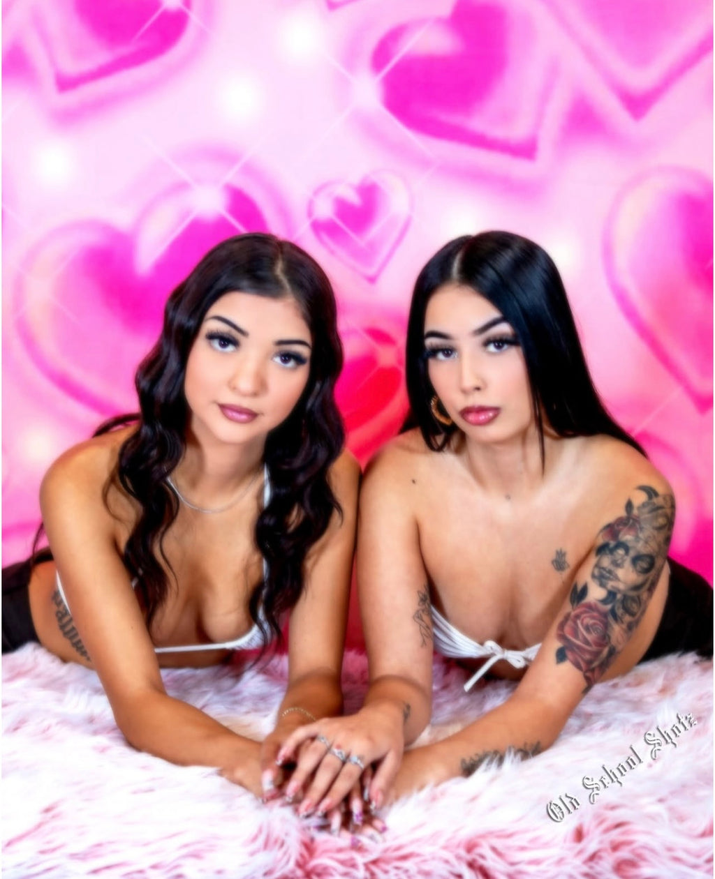 EXTRA EXTRA LARGE LIMITED EDITION 'FOOL FOR YOUR LOVE' Glamour Shotz Airbrushed Backdrop (BARBIE PINK) (XXL) Exclusive!!