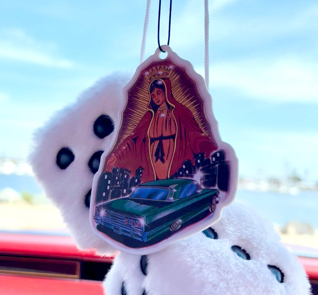 'Pray For Us' Pen & Ink Air Freshener