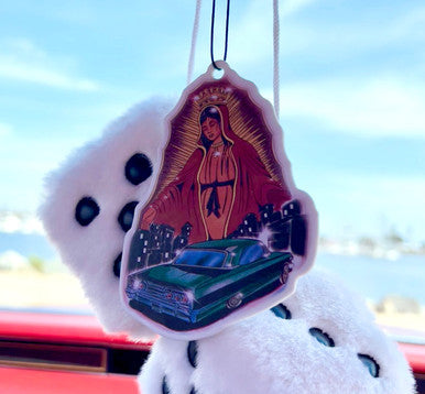 'Pray For Us' Pen & Ink Air Freshener