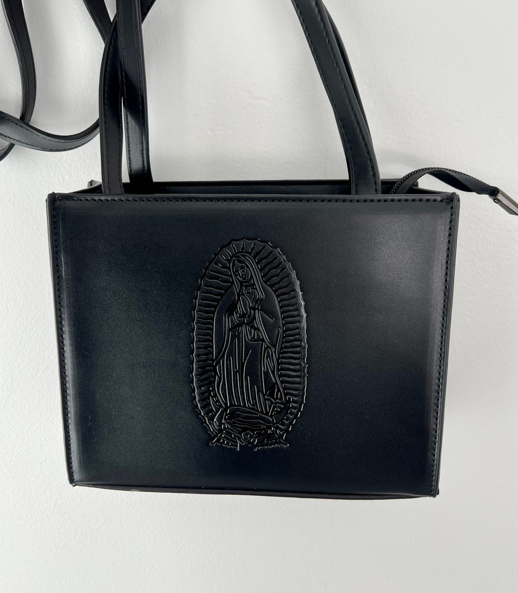 Lux Rosa OUR LADY Shoulder Bag (Small)- Black
