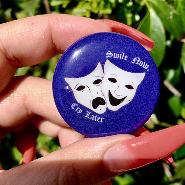 Smile Now, Cry Later Pop Grip Drop Glue Style (BLUE)