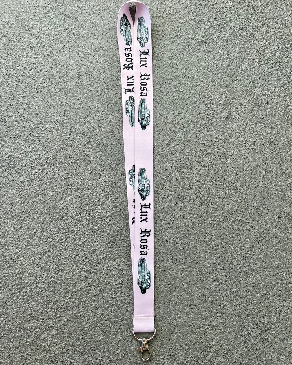 Lux Rosa Down To Ride Lanyward (Light Pink)