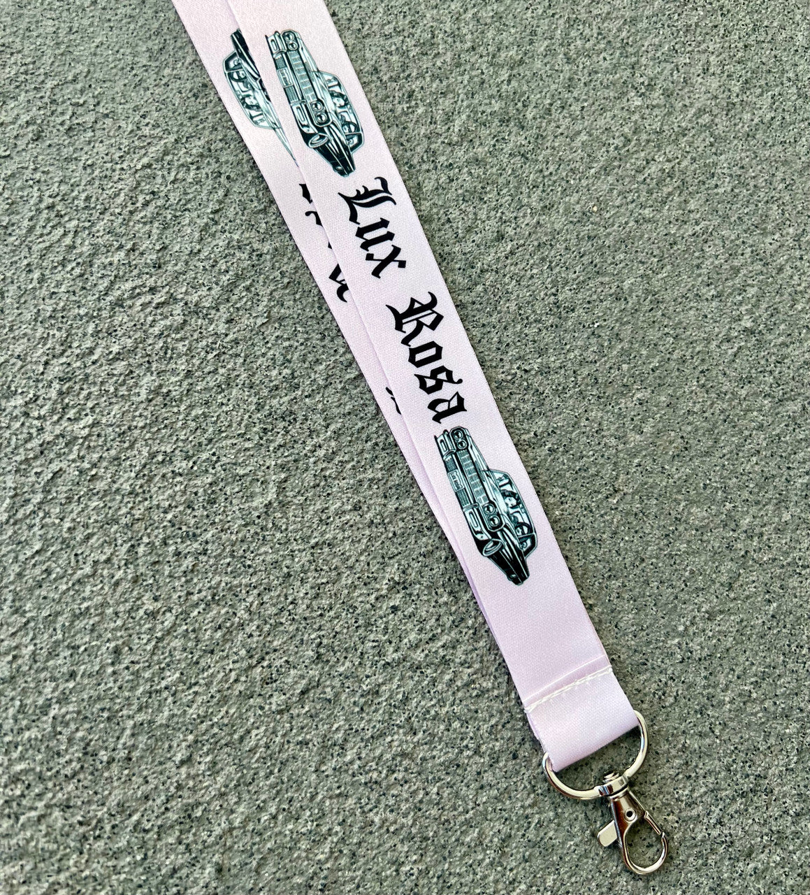 Lux Rosa Down To Ride Lanyward (Light Pink)