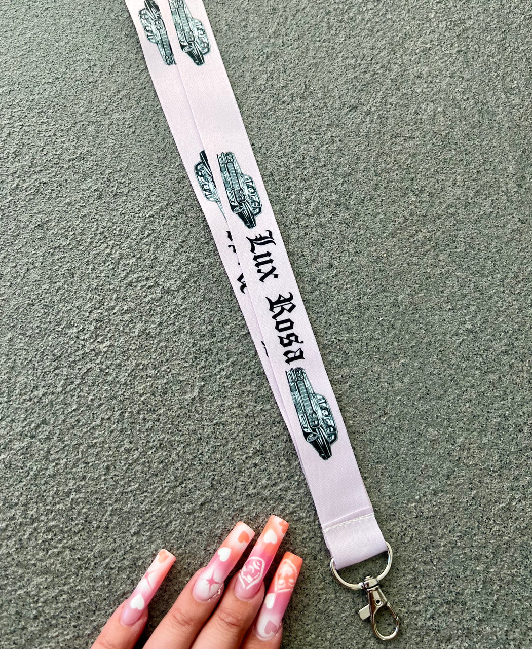 Lux Rosa Down To Ride Lanyward (Light Pink)