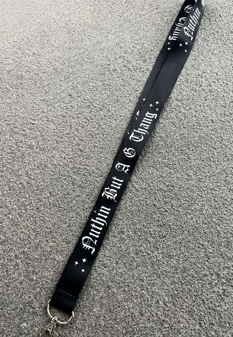 Nuthin But A G Thang Lanyard (Black)