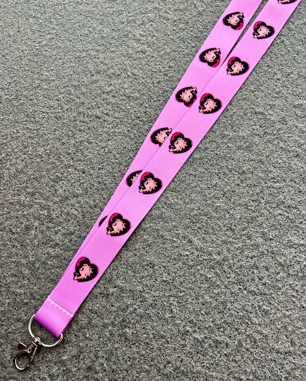 Playgirl At Heart Airbrushed Lanyard (PINK)