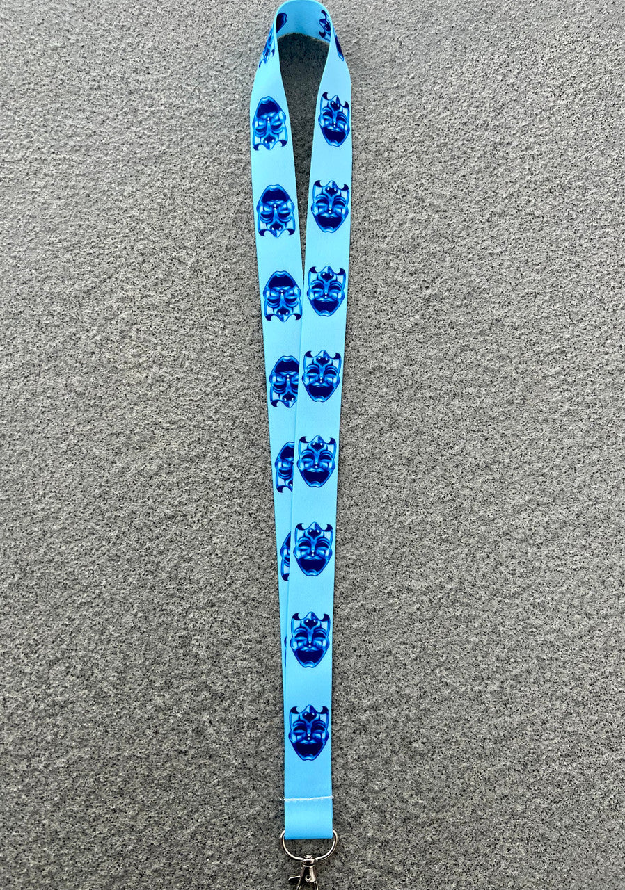 JOY & PAIN Pen & Ink Lanyard (Blues)