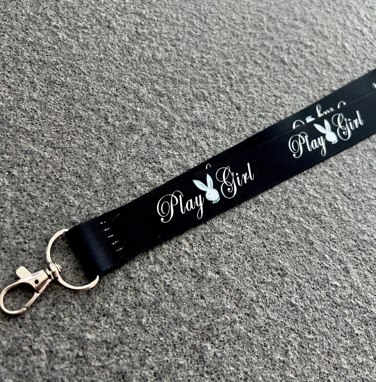 Play On Playgirl Lanyard (Black)