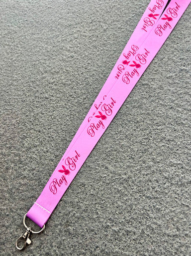 Play On Playgirl Lanyard (Pinks)