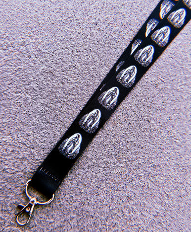 PRAY FOR US Lanyard (Black)