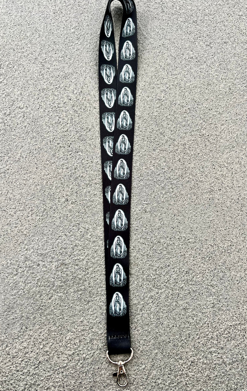 PRAY FOR US Lanyard (Black)