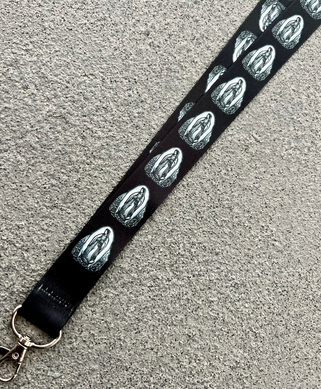 PRAY FOR US Lanyard (Black)