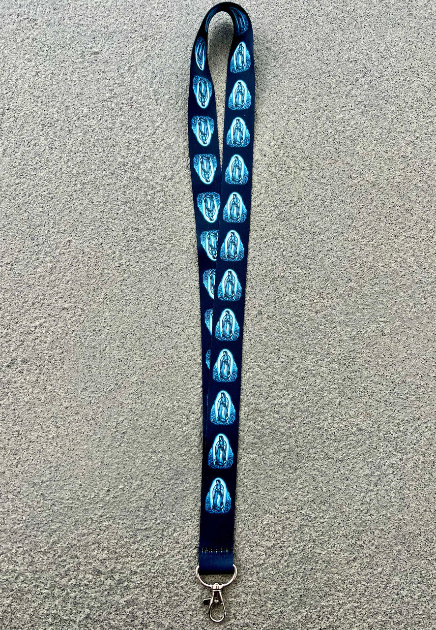 PRAY FOR US Lanyard (Blue)