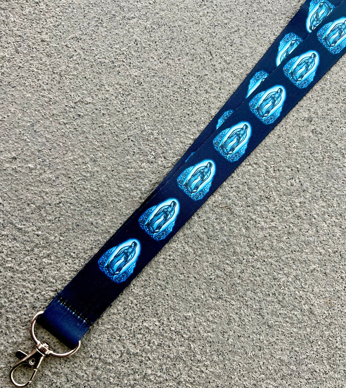 PRAY FOR US Lanyard (Blue)