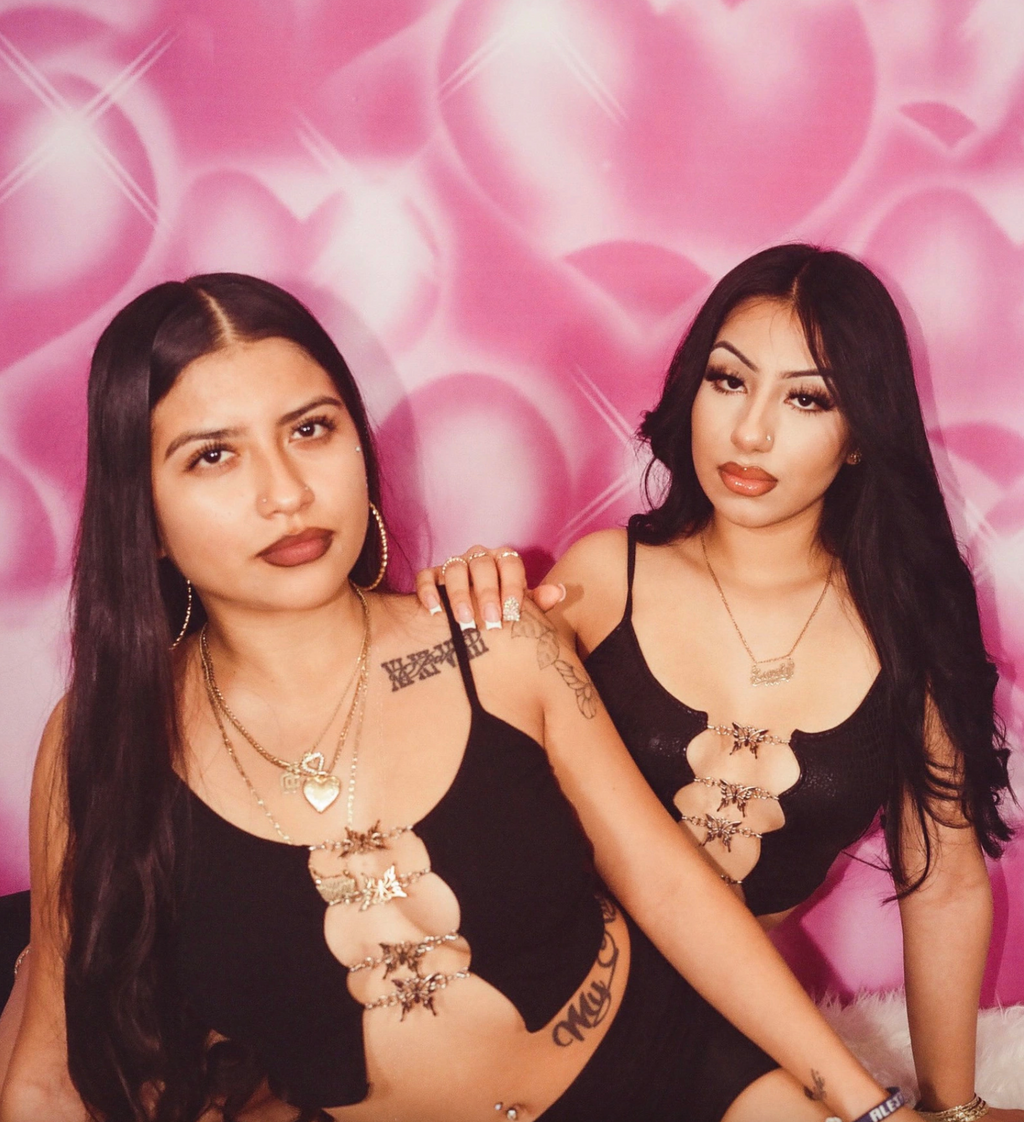 EXTRA EXTRA EXTRA XXX LARGE Y2K Early 2000s 'Hearts & Hynas' Glamour Shots Airbrush 90s Backdrop (BARBIE PINK) (XXXL) Exclusive/Limited Edition!! (Copy)