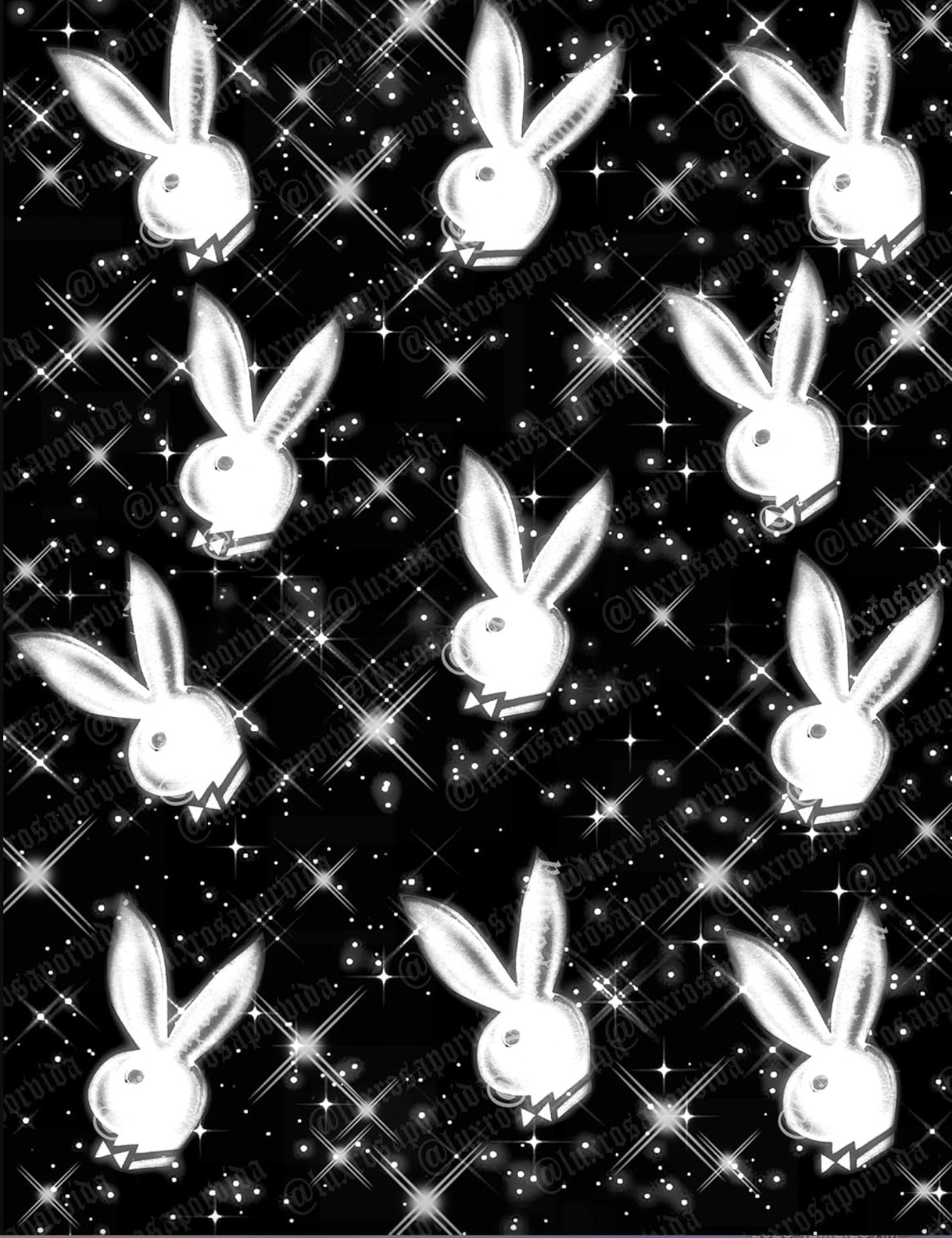 Y2K Early 2000s '90's Party Crew 2.0' Airbrush 90s Star Shots Backdrop SPARKLY BLACK (Extra Large)