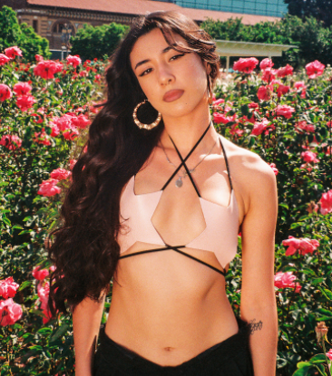 Lux Rosa 'Star Light' Crop Top (LIGHT PINK)