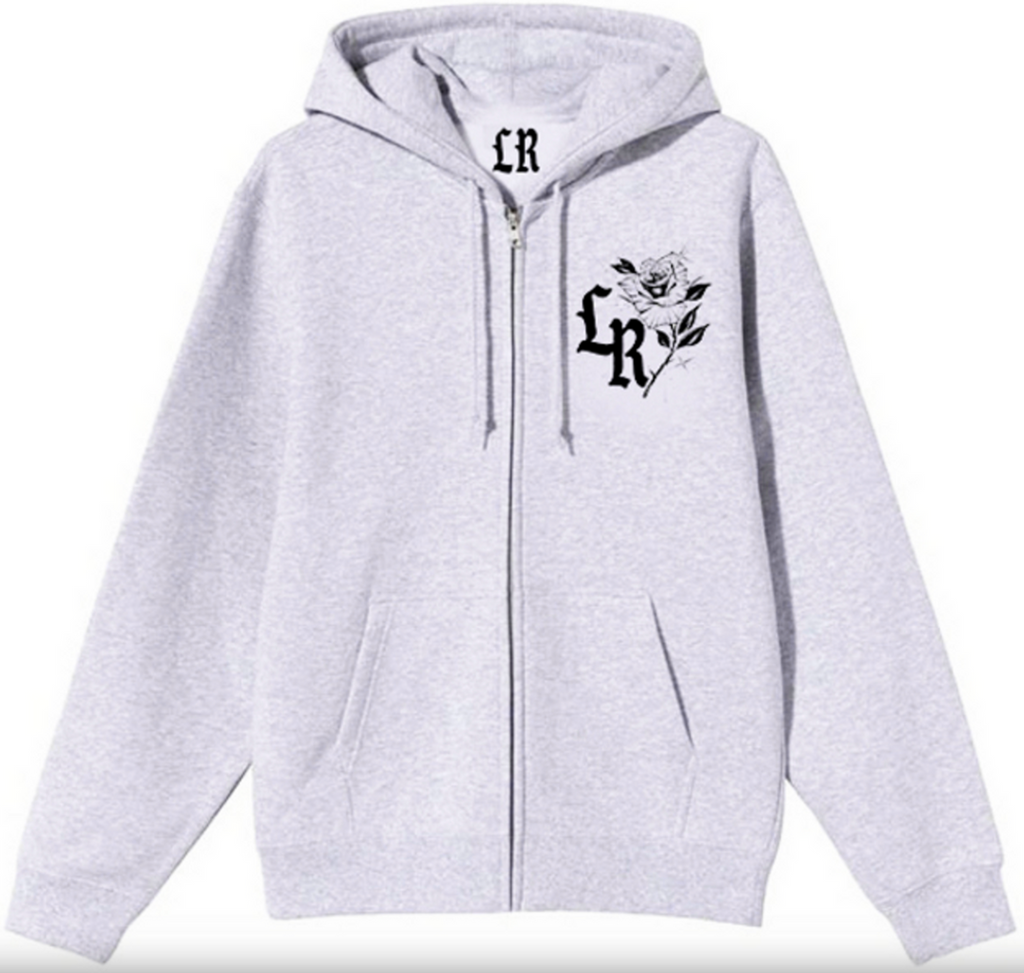 Limited Edition 'SUCKA FREE' Pen & Ink ZIP-UP Hoodie (Grey)
