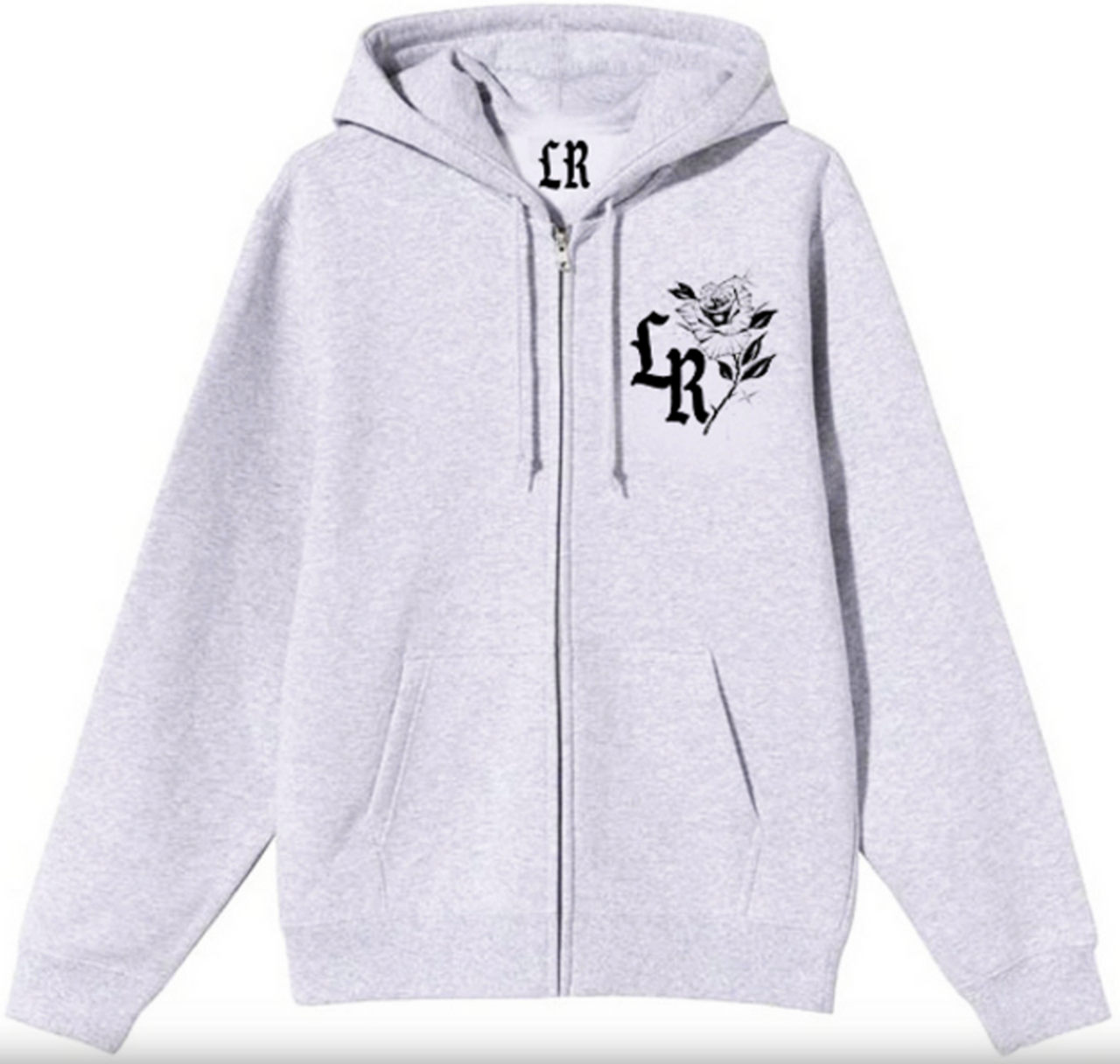Limited Edition 'SUCKA FREE' Pen & Ink ZIP-UP Hoodie (Grey)