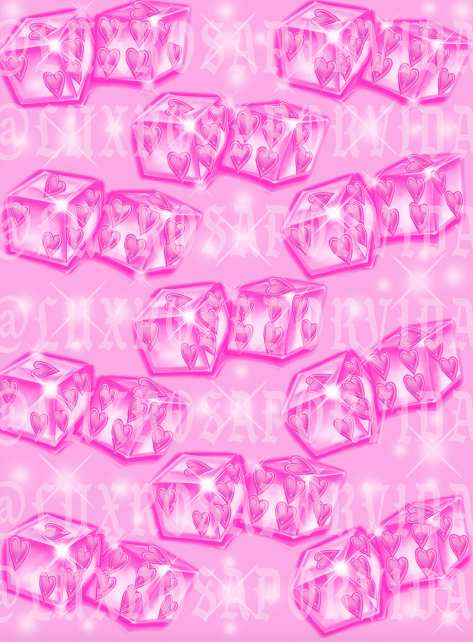 EXTRA EXTRA LARGE XXL AIRBRUSH Y2K EARLY 2000s 'TWO OF HEARTS' Glamour Shots Professional Backdrop (BRATZ PINK) (XXL) Exclusive!!