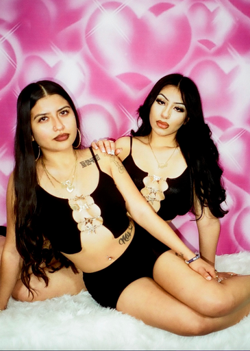 EXTRA EXTRA LARGE EXCLUSIVE LIMITED EDITION 'HEARTS & HYNAS' Glamour Shotz Airbrushed Backdrop (BARBIE PINK) (XXL) Exclusive!!
