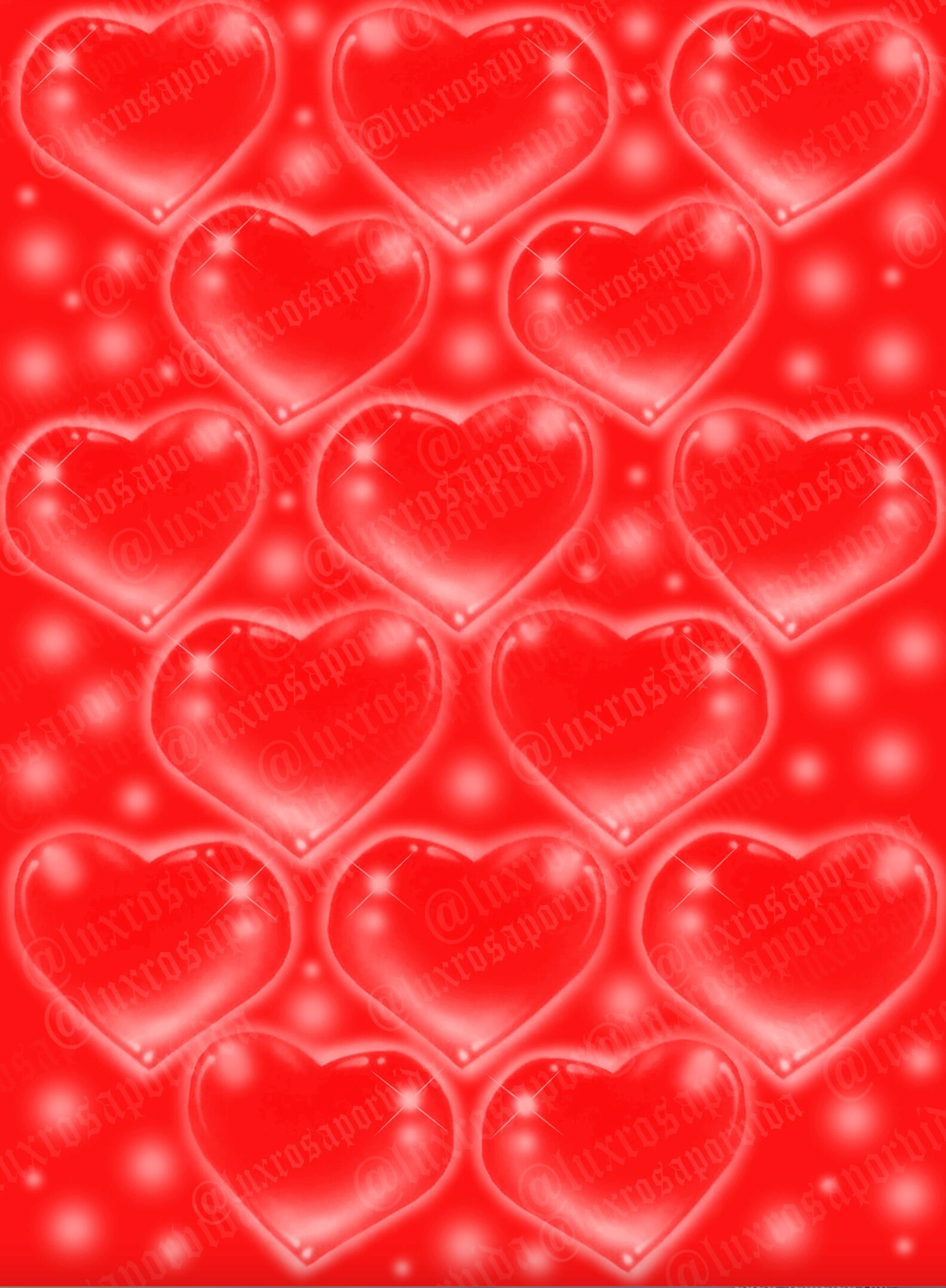 Early 2000s Y2K Airbrush 'LOVE TKO' Heart 90s Old School Backdrop (RED HOTS) (Extra Large)