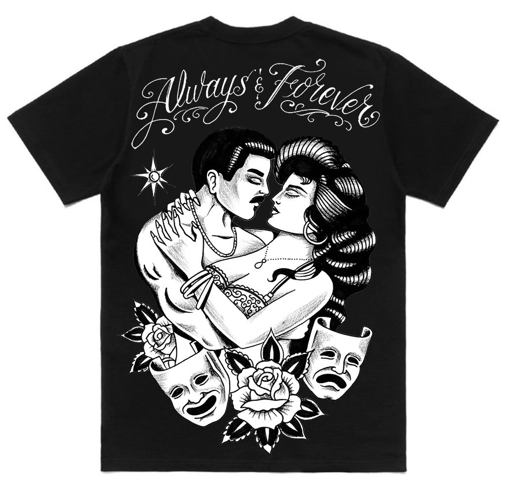 Limited Edition 'ALWAYS & FOREVER' T-Shirt (Black/White)