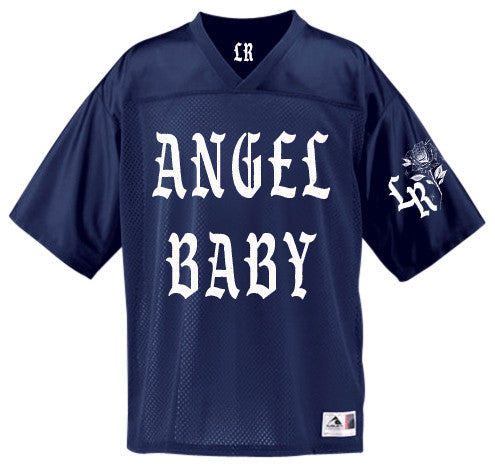LR 'ANGEL BABY' Mesh Football Jersey (NAVY)