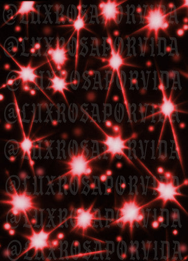 LIMITED EDITION Glamour Shotz  Airbrushed 'Boogie Nights' Backdrop (Red/Black) (Extra Large)